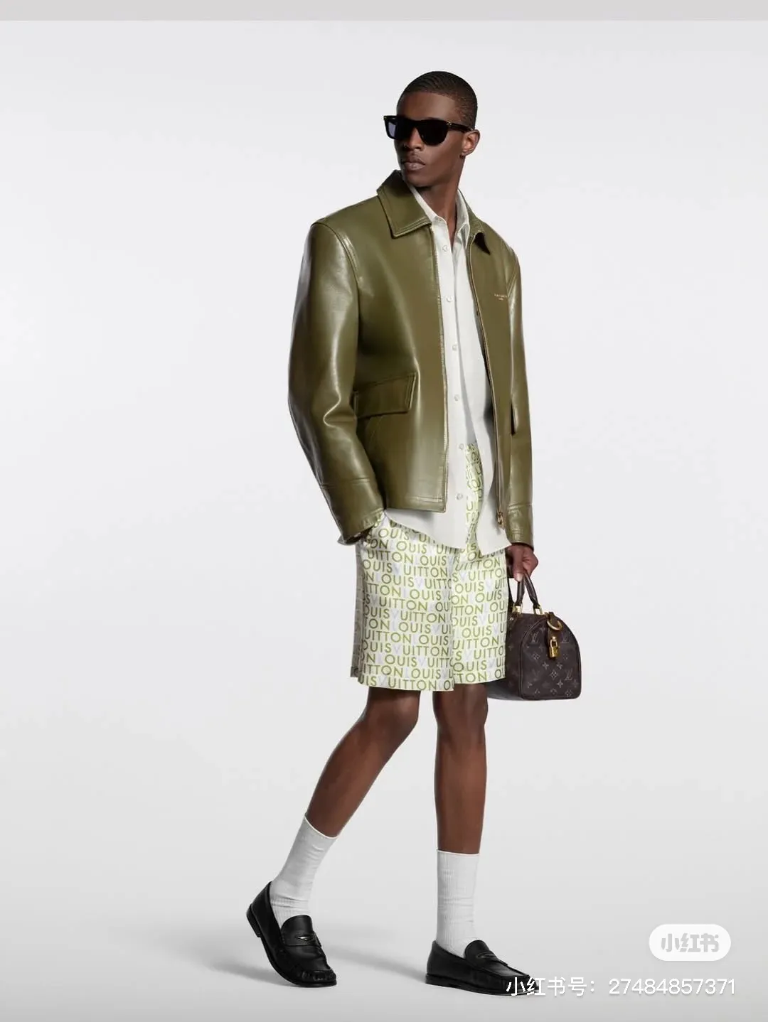 Louis Vuitton/Louis Vuitton all-over lettering suit shorts